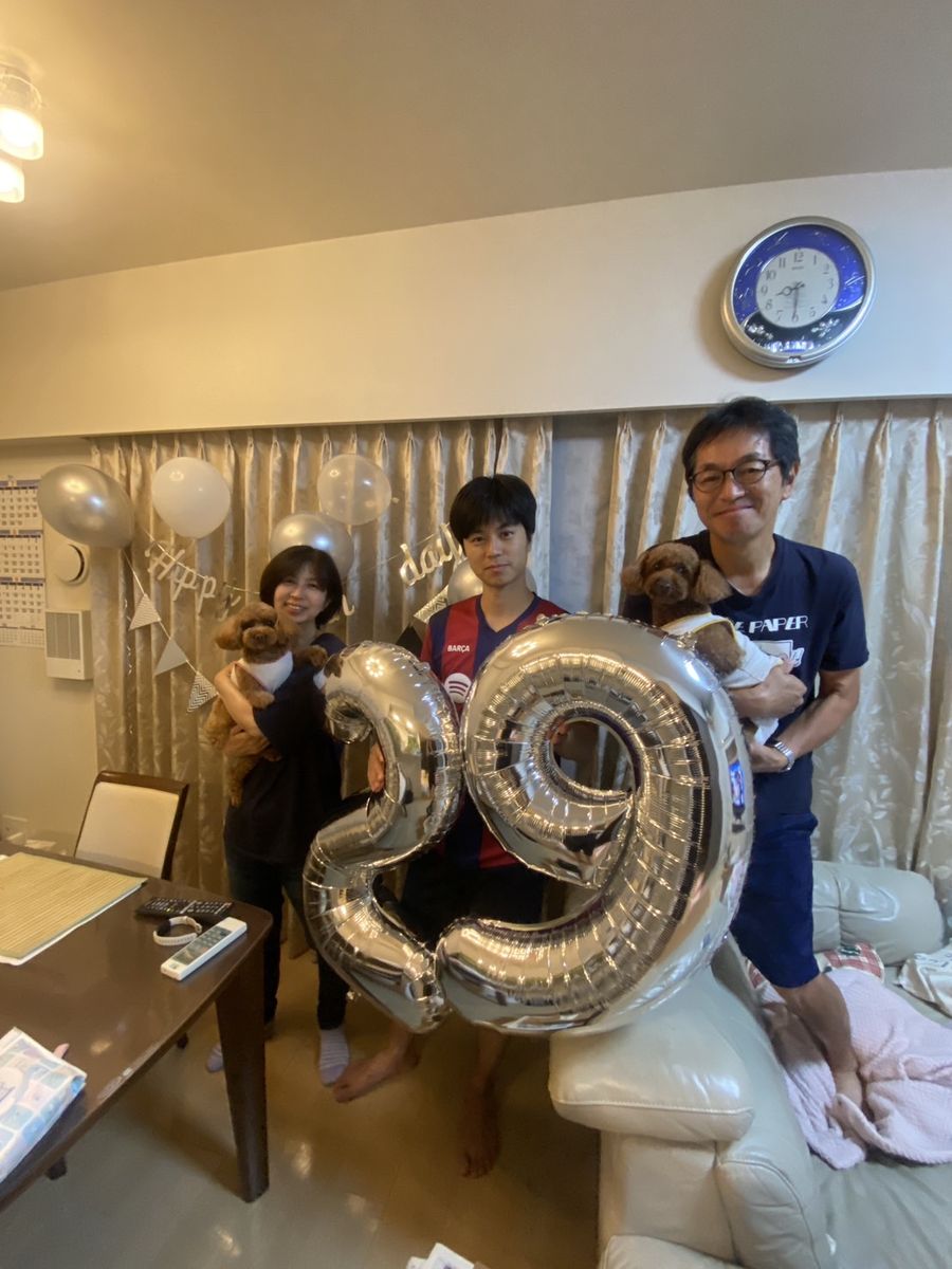 誕生日のお祝い